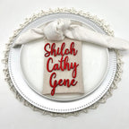 Wedding Name Tags, Personalized Place Cards Table Decoration For Birthdays, Bachelorette,Parties, and Events, Escort Name tags