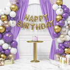 DWCN 10x8 FT Lavender Backdrop Curtains for Parties, Photography Backdrop Drapes with Rod Pockets for Wedding Decorations Stage Birthday Family Gatherings, 2 Panels 5ft x 8ft