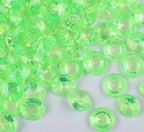 1000pcs Platic Acrylic Gems Fake Acrylic Diamonds Vase Filler Beads Faux Diamond Crystals Jewels for Makeup Brushes Holder Table Scatter Confetti Party Arts Crafts Birthday Wedding Decor
