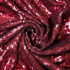 JYFLZQ Burgundy Sequin Backdrop Curtains 2ft x 8ft 2 Panel Glitter Photo Booth Backdrops Sparkly Photography Background Drapes for Parties Wedding Bridal Showers
