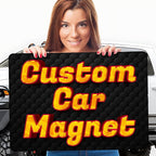 Customizable Magnet Bumper ❚ Design Your Own Custom Magnet ❚ Multiple Size and Color Options ❚ Car Truck Van ❚ Pick Your Font/Pick Your Color ❚ We Print All Made in The USA
