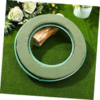 DOITOOL Flower Foam Ring with Suction Cup Car Flower Mud Green Wet Foam Blocks Round Floral Foam Blocks Artificial Floral Arrangements Mud for Florist Wedding Car Holiday Decoration 140g (Pack of 2)