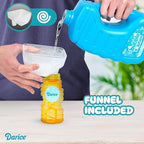 Darice 64oz Bubble Solution Refill for Bubble Machines & Blowers - Easter, Weddings, Birthdays, Outdoor - 2 Big Bubble Wands Included - Non-Toxic Safe for Toddlers & Kids, Colors May Vary
