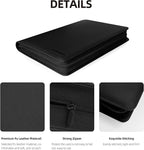 16 Pockets Premium Card Binder 1024 Cards Trading Card Binders Side Load Card Storage Display Album(16 Pocket 1024 Card Slot,Black)