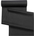 American Homestead Paper Table Runner Roll - 78 ft. Disposable Linen-Like Table Cover Roll - 20 Perforated Table Runners (16" x 48") for Parties, Weddings, and Events - Black