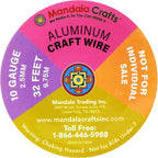 Mandala Crafts 10 Gauge Anodized Aluminum Craft Wire for Jewelry Making - 128 FT Colored Flexible Rainbow Wire - Bendable for Bonsai Armature Crafting Sculpting