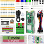 Freenove Basic Starter Kit for Raspberry Pi Pico 2 W (Included), Dual Arm Cortex-M33 and Dual Hazard3 RISC-V Microcontroller, 386-Page Detailed Tutorial, 142 Items, 55 Projects, Python C Code