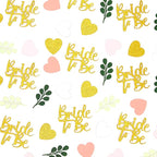 200PC Sage Green and Pink Gold Bachelorette Confetti for Bridal Shower Decorations Heart Eucalyptus Table Scatters for Bride to Be Decorations Engagement Wedding Decor Party Supplies