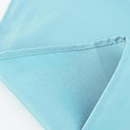Efavormart Round Tablecloth, 90 Inch Stain & Wrinkle Resistant Washable Table Cloth, Decorative Polyester Fabric Table Cover for Banquet, Wedding, Dining- Light Blue