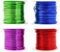 Mandala Crafts 12 Gauge Anodized Aluminum Craft Wire for Jewelry Making - 240 FT Colored Flexible Rainbow Wire - Bendable for Bonsai Armature Crafting Sculpting