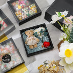 Roowest 50 Sets Kraft Soap Boxes Rectangle Packaging Box with Window Homemade Gift Box with Blank Tags and Jute String for Jewelry Candy Wrapping Party Favor(6.5 x 6.5 x 2 Inch,Black)