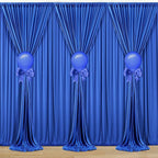 30ft x 10ft Wrinkle Free Royal Blue Backdrop Curtain for Party, Polyester Royal Blue Photo Backdrop Drapes 6 Panels 5x10ft for Birthday Photography Background Weddings Baby Shower Party