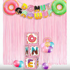 Pastel Pink Party Backdrop Decoration - GREATRIL Baby Pink Foil Fringe Streamers for Baby/Boo Day/Valentines/Cowgirl/Sweet/Cloud/Unicorn/Princess/Bow Themed - 3.2ft X 8.2ft - 2 Packs