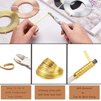 Fashewelry 65Ft 4 Colors Aluminum Flat Wire 3mm Wide Bendable Metal Craft Wire Strip 18 Gauge with Side Cutting Plier for Bezel Sculpting Armature Jewelry Making Gem Metal Wrap