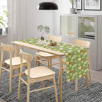 Summer Ice Cream Popsicles Table Runner, Watercolor Green Kiwi Seasonal Fruit Sweet Dessert Dinner Runner for Party Holiday Home Kitchen Dining Table Decor 13"x60"