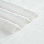 Vision Home White Pinch Pleated Semi Sheer Curtains Textured Light Filtering Window Curtains 120 inch for Living Room Bedroom Patio Rayon Blended Pinch Pleat Drapes with Hooks 1 Panel 10ft 80"Wx120"L