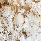 Dried Flowers,Dried Flowers Set for DIY Scrapbook Accessories Flower Arrangements Flower Decoration Wedding Decoration(White)