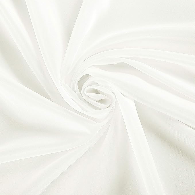 Ascoza 2pack 70 Inch Ivory Round Tablecloth in Polyester Fabric for Wedding/Banquet/Restaurant/Parties