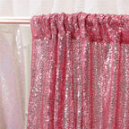 Eternal Beauty Fuchsia Pink Sequin Backdrop, 10x10 Ft Glitter Background Curtains for Shimmer Photography Party Wedding Birthday Back Drop Decor
