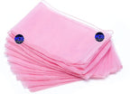 MDS Pack of 50 PCS Organza Chair Sashes Wider Dining Chair Bows Ribbon Tie Back for Wedding Party Birthday Bridal Shower Reception Event Banquet Home Chair Cover Decoration - Blush Pink