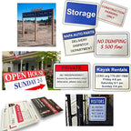 Custom Signs Outdoor Metal for Home Office Business, Personalized, Door, Porch, Delivery, Man Cave, Shop, Garage, Street. For Outside or Inside Use. Our Metal Signs Are UV Printed Solid Aluminum (Solid, 14x10 inches)