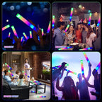 LifBetter Light Up Glow Sticks Bulk, LED Foam Sticks in The Dark with 3 Modes Flashing Led Foam Multicolor Batons Light up Party Favors for Birthdays, Weddings, Concerts, Festivals (156pcs)