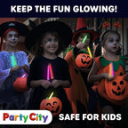 Party City Multicolor Glow Sticks Bulk Pack 6”- 25pk Glow in the Dark Sticks for Kids, Waterproof Camping Survival Ultra Bright Emergency Light Stick with String, Neon Glowsticks Party Supplies Favors