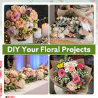 8Pcs Floral Foam Blocks for Fresh and Artificial Flower Arrangements, (7.8" L x 3.5" W x 2.4" H) Flower Foam Bricks Florist Foam for Wedding, Birthdays, Home, Office,DIY Craft