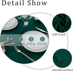 Fitable Square Tablecloth 60x60 inch Tablecloth Stain and Wrinkle Resistant Washable Polyester Table Cloth for Buffet Parties and Camping, Green