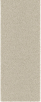 Ottomanson 3' x 20' Shaggy Runner Rug - Plush & Cozy Non-Slip Carpet for Bedroom, Living Room, Bathroom & Entryway - Durable & High-Traffic Friendly for Hallways & Dorms, Cream