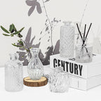24Pcs Glass Bud Vase Set,Small Flower Vase for Tables Centerpieces Decor, Mini Vintage Clear Vase for Home,Wedding,Party Decorations（24 Pcs，Clear）