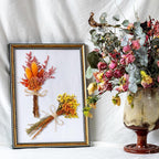 10/12/24 Pack Dried Flowers for Vase Various Mini Bouquet Dried Small Wildflowers Natural Real Flowers Bulk for Crafts DIY Wedding Decor (12, Autumn Color)
