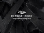 Black Ribbon 5/8" x 21 Yards with Frayed Fringe Fabric Cotton Ribbons for Gift Wrapping Wedding Invitations Flower Bouquet Baby Shower