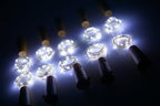 Wine Bottle Lights with Cork, 10 Pack Battery Operated LED Cork Shape Silver Copper Wire Colorful Fairy Mini String Lights for DIY, Party, Decor, Christmas, Halloween,Wedding (Cool White)