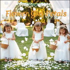 300 PCS Real White Rose Petals for Wedding, 2.82oz Fresh Rose Petals for Flower Girl to Throw, Flower Petal for Romantic Night Table Shower Party Decor
