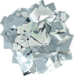 Ultimate Confetti, Rectangular Silver Mylar Shiny Foil Metallic Confetti for Cannon and Launcher use - Mother’s Day Confetti for Wedding, Parties, Gender Reveal and Live Events - 1 lb, 16 oz