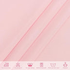 6 Pack Pink Tablecloths for 8ft Rectangle Tables 60 x 126 Inch - Polyester Table Cover Stain and Wrinkle Resistant Washable Fabric Table Clothes for Wedding Party Banquet Reception Restaurant