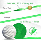 PartyWoo Crepe Paper Streamers 4 Rolls 328ft, Pack of Lime Green Crepe Paper for Party, Wedding, Birthday, Baby Shower Decorations (1.8 Inch x 82 Ft/Roll)