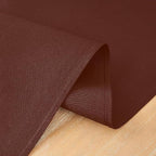 2 Pack Chocolate Small Short Table Runner 12 x 24 Inch Solid Color Runners Coffee Table Dresser for Daily Party Home Decoration