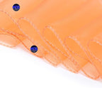 MDS Pack of 150 PCS Organza Chair Sashes Wider Dining Chair Bows Ribbon Tie Back for Wedding Party Birthday Bridal Shower Reception Event Banquet Home Chair Cover Decoration - Peach