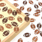 200PC Football Confetti for Table,Football Baby Shower Decorations, Football Birthday Party Decorations,Football Themed Party Supplies