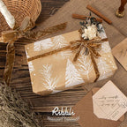 Ribbli Khaki Velvet Ribbon 1 Inches Luxury Crinkled Brown Christmas Ribbon for Gift Wrapping Crafts Home Decor-Continuous 10 Yard