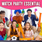 Colorful Hand Clappers - 12 Pack - 7" Noisemakers for Ultimate Party Fun - Sporting Spectacles, Birthday Extravaganzas, and Graduation Celebrations