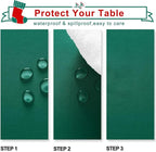 Hiasan Emerald Green Tablecloth for Rectangle Tables - Waterproof Washable Oblong Table Cloth for Dining Kitchen and Outdoor Use, 30 x 60 Inch