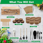 Bonsai Tree Starter Kit, Indoor Bonsai Tree Kit Meeting Planting and Caring Needs Curated Design for A Complete Gardening Experience for Enthusiasts