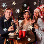 MARFOREVER Christmas Snowflakes Confetti, Winter Glitter Sprinkles Laser Snowflake Frozen Table Confetti Sequins for Winter Wonderland Xmas Holiday Wedding Birthday Party Decorations Supplies