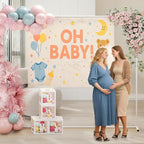 Walensee 7.9FTx6.6FT White Wedding Arch Backdrop Stand, Adjustable Square Metal Arch Frame for Ceremony Party Birthday Baby Shower Bridal AnniversaryGarden Balloon Photo Decoration