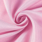 Efavormart Round Tablecloth, 120 Inch Stain & Wrinkle Resistant Washable Table Cloth, Decorative Polyester Fabric Table Cover for Banquet, Wedding, Dining - Pink