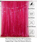 ShiDianYi 4FTX6FT-Fuchsia-SEQUIN Photo Backdrop, Wedding Photo Booth,Photography Background (Fuchsia)