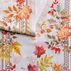 Maison d' Hermine Table Runner 100% Cotton Single Layer Table Runners 48 inches Long for Thanksgiving Christmas Decorations Home Kitchen Dining Party Wedding (Amarante, 14.5" x 48")